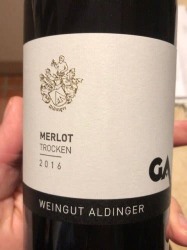 Aldinger Merlot Trocken Vivino US