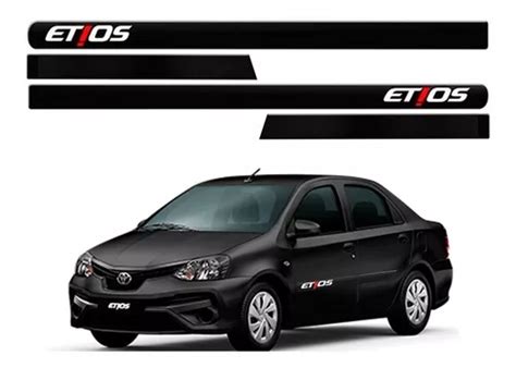 Friso Lateral Etios Sedan A Preto Rock Cor Carro