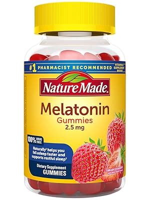 Amazon Nature Made Gomitas De Melatonina De 2 5 Mg Ayuda Para