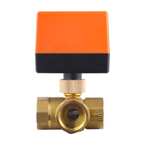 Brass Electric Ball Valve Dn15 20 25 40 50 Three Wire Two Control 2 Way