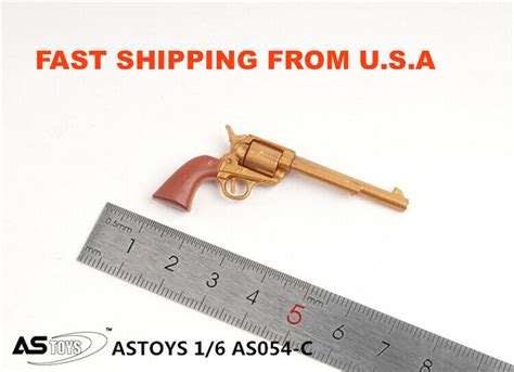 Revolver Gun Weapon For Hot Toys Phicen Worldbox Male Figure Usa Ebay