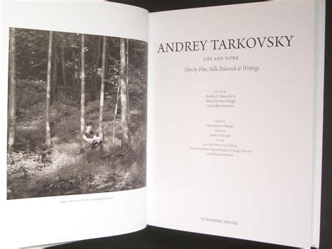 Andreytarkovsky Life And Work Film By Film Stills Polaroids