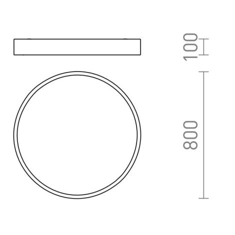 Red Design Rendl R Ilumina O De Teto Led Mezzo Led W