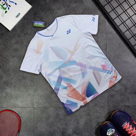 Áo cầu lông Yonex A329 nam Trắng ShopVNB