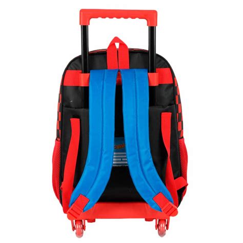 Mochila De Rodinhas Infantil Hot Wheels Preta Luxcel