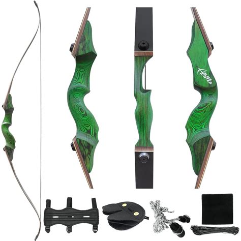 Black Hunter Archery Takedown Recurve Bow 60 Right Hand Hunting Bow