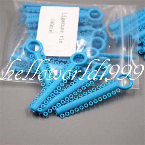 1 Pack 1040 Pcs Dental Orthodontics Elastomeric Ligature Ties Rubber Blue Color Ebay