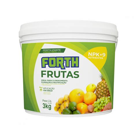 Adubo Fertilizante P Árvore Frutífera Npk Forth Frutas 3kg Escorrega