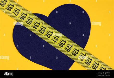 Heart Shape Tape Measure Hi Res Stock Photography And Images Alamy