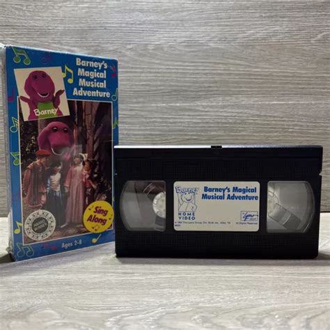 BARNEY’S MAGICAL MUSICAL Adventure VHS Sing Along Songs VTG RARE Tested Fully £6.44 - PicClick UK