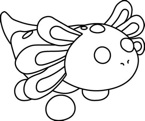 Adopt Me Axolotl Coloring Page