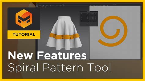 Marvelous Designer 12 New Features Spiral Pattern Tool Youtube