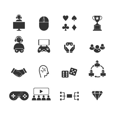 Esports And Game Simple Design Vector Icon Set Game Icons Simple