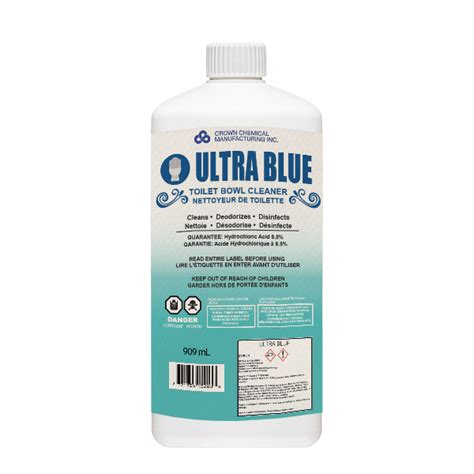 Ultra Blue Bowl Cleaner Crown Chemical Manufacturing Inc