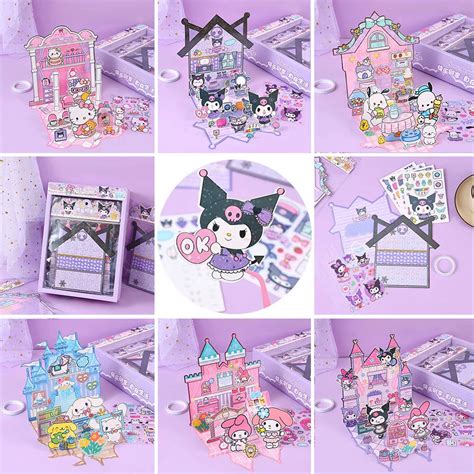 Sanrio Stereo Castle Quiet Book Cute Kuromi Hello Kitty Cinnamoroll