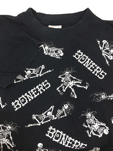 古着 90s Boners ボーン スカル 人気 48手 エロ Tシャツ L 古着 古着 通販 ヴィンテージ 古着屋 Dracaena ドラセナ