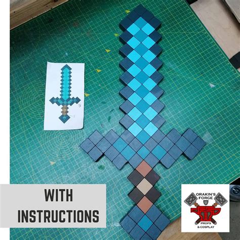 Minecraft Stone Sword Foam