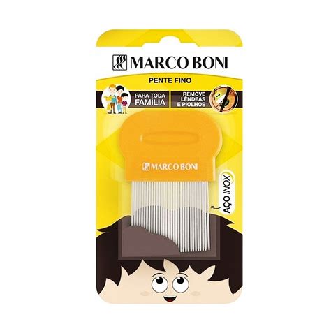 Comprar Pente Fino Extrator De Piolhos Marco Boni A O Inox