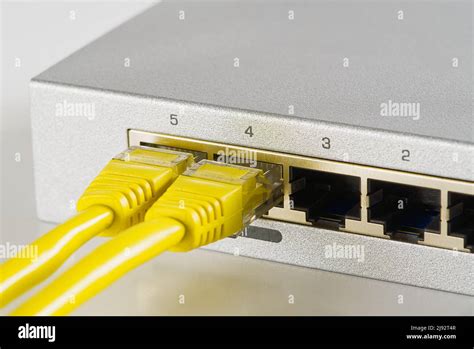 Small Router And Switch Tcp Ip Network Business Concept High