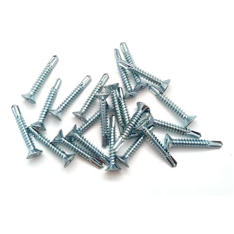 中国 Oem Customized Truss Head Self Drilling Screws White Zinc Plated Csk Head Phillips Drive