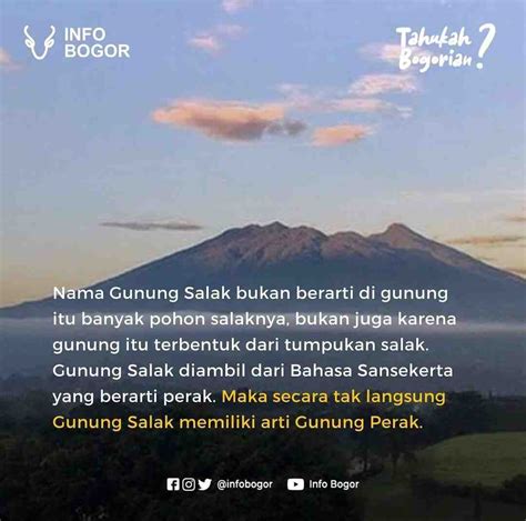 Sejarah Nama Gunung Salak AtmaGo