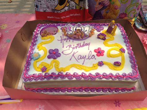 Rapunzel Full Sheet Cake