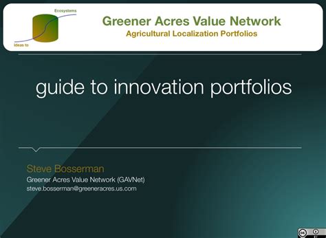 Guide To Innovation Portfolios On Flowvella Presentation Software For