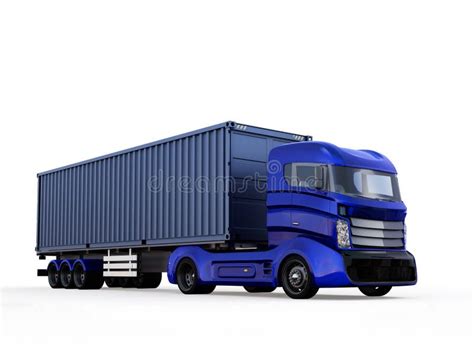 Camion Bleu Stock Illustrations Vecteurs Clipart Stock