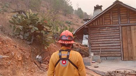 Viento Reaviva Incendio En Sierra De Santiago Desalojan A 30 Personas