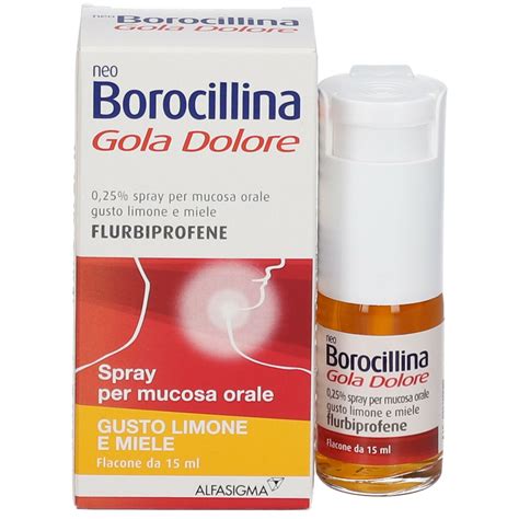 Neoborocillina Gola Dolore Spray Gusto Limone E Miele Ml Redcare