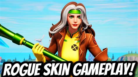 New Rogue Skin The Blackbird Glider Gameplay Fortnite X Men Bundle Youtube