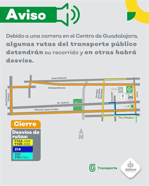 Secretaría de Transporte Jalisco on Twitter Comunicado Mañana