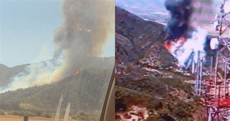 Incendio Forestal De R Pido Avance Amenaza A Casablanca Y Santuario Lo