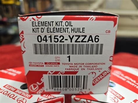 TOYOTA 04152-YZZA6 - cross reference oil filters | oilfilter ...