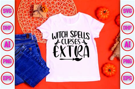 Witch Spells Curses Extra Graphic by CREATIVESTORE · Creative Fabrica