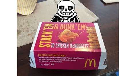 Sans Mcnuggets Be Like Undertale Know Your Meme