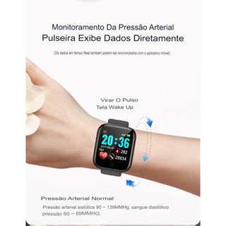 Smartwatch Relógio D20 Pro Y68 Esportivo Resistente a Agua Bluetooth