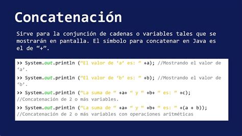 CONCATENACIÓN Conjunción de cadenas y variables YouTube