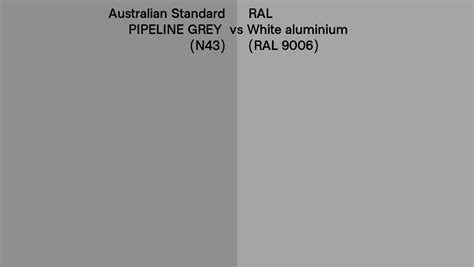 Australian Standard Pipeline Grey N Vs Ral White Aluminium Ral