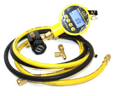 HVAC Single Digital Manifolds Refrigeration AC Vacuum Gauge Meter Kit ...