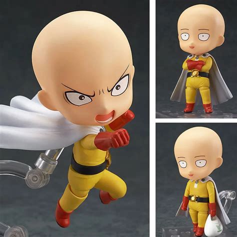 Q Version Nendoroid One Punch Man Saitama Pvc Cute Action Figure One Punch Man Saitama Model