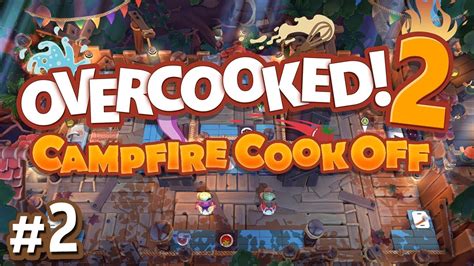 Overcooked 2 Campfire Cook Off 2 BACKPACKS ITEMS 4 Player