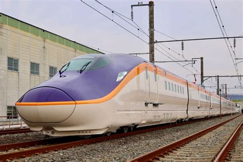 Jr East Presented Series E8 High Speed Train By Kawasaki Rail And