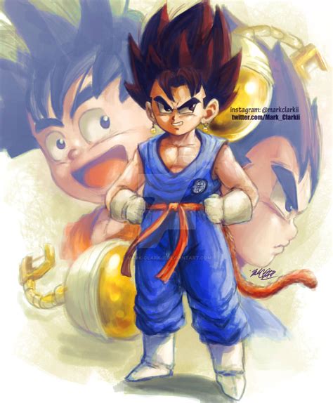 Kid Vegetto By Mark Clark Ii On Deviantart