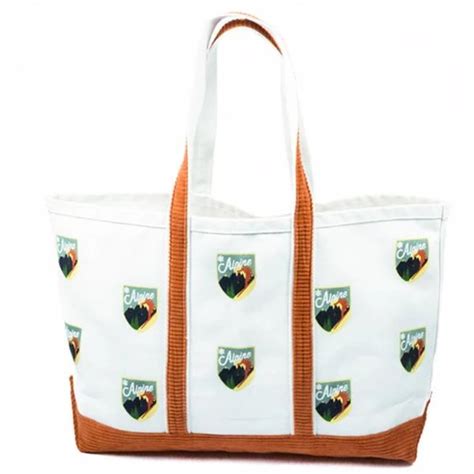 Cord Ski Patch Tote In 2020 Tote Boat Tote Tote Bag