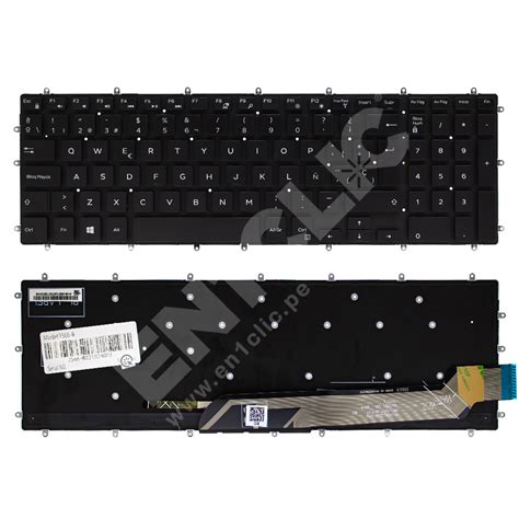 Teclado Para Dell 7566 Retroiluminado En1Clic