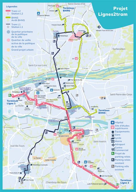 Métropole de Tours le réseau de transport s élargit Lignes2Tram