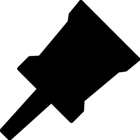 Squared Pin Vector SVG Icon - SVG Repo