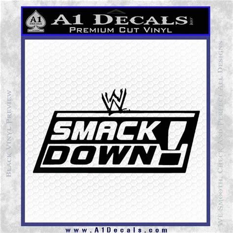 Wwe Smackdown Decal Sticker Wrestling A1 Decals