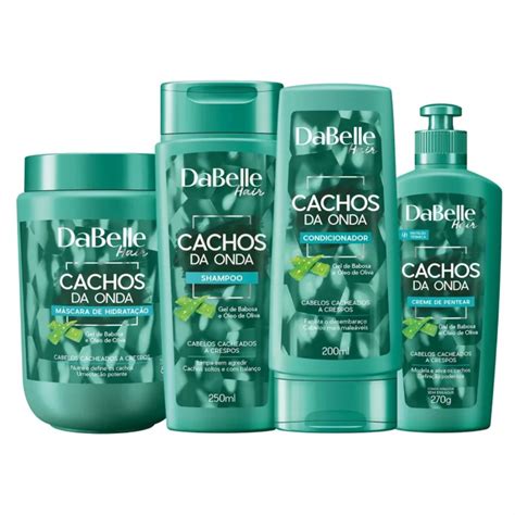 Kit DaBelle Hair Cachos Da Onda Completo 4 Produtos Shopee Brasil